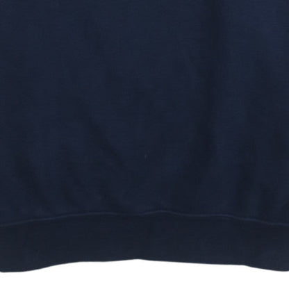 Nike Men's Navy Blue Crew Neck Sweatshirt L Cotton Blend