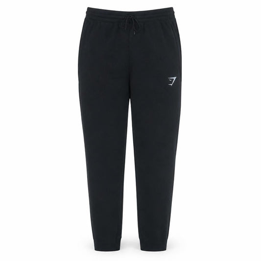 Gymshark Men's Black Small Jogger Sweatpants Drawstring Elastic Waist
