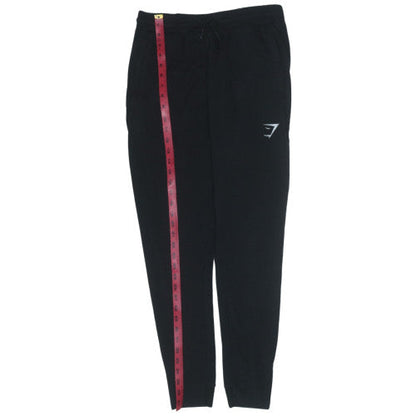 Gymshark Men's Black Small Jogger Sweatpants Drawstring Elastic Waist