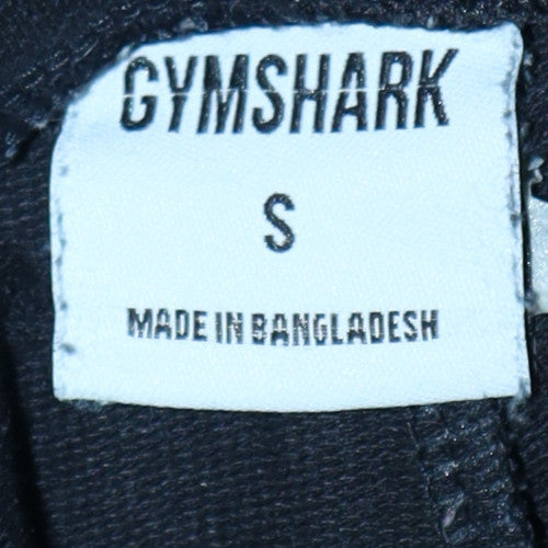 Gymshark Men's Black Small Jogger Sweatpants Drawstring Elastic Waist