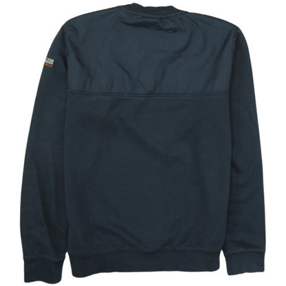 Napapijri Men's Black Pullover Sweatshirt L Outdoor Fleece