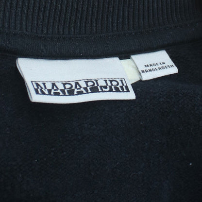 Napapijri Men's Black Pullover Sweatshirt L Outdoor Fleece