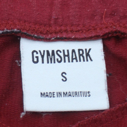 Gymshark Mens Red Slim Fit Jogger Sweatpants Size S Activewear Trousers