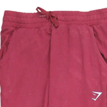 Gymshark Mens Red Slim Fit Jogger Sweatpants Size S Activewear Trousers