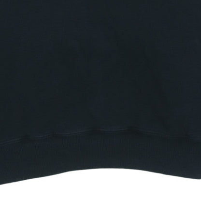 Nike Air Women's Black Pullover Hoodie Size L Logo Print Cotton Blend