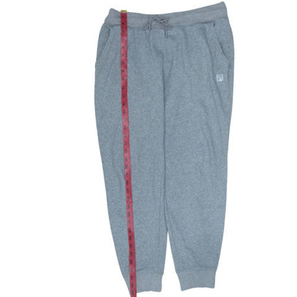 Fila Men's Grey Jogger Trousers L Regular Fit Cotton Blend Sweatpants