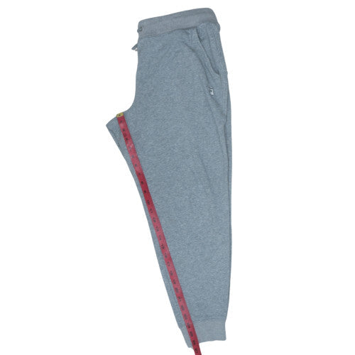 Fila Men's Grey Jogger Trousers L Regular Fit Cotton Blend Sweatpants