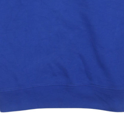 Adidas Women Blue Crew Neck Pullover Sweatshirt Size 6