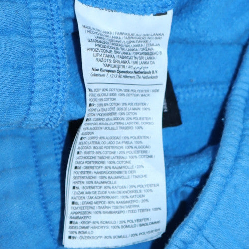 Nike Men's Blue Jogger Sweatpants M Elastic Waist Activewear