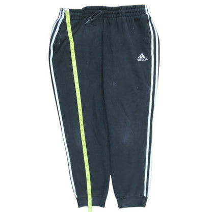 Adidas Men Black XL Jogger Trousers Cotton Blend Sportswear