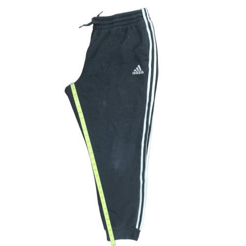 Adidas Men Black XL Jogger Trousers Cotton Blend Sportswear