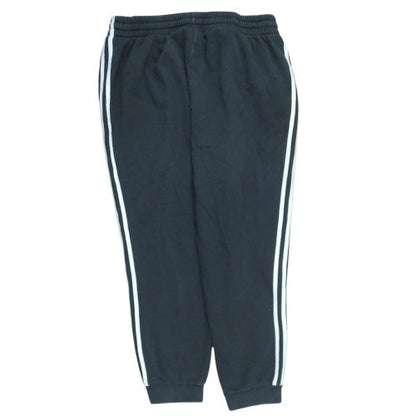 Adidas Men Black XL Jogger Trousers Cotton Blend Sportswear