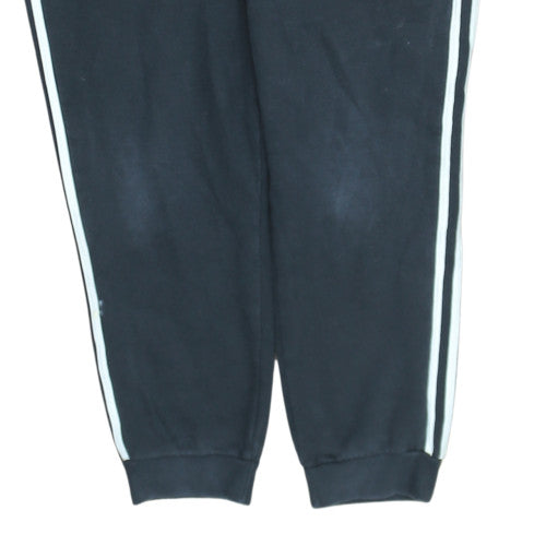 Adidas Men Black XL Jogger Trousers Cotton Blend Sportswear