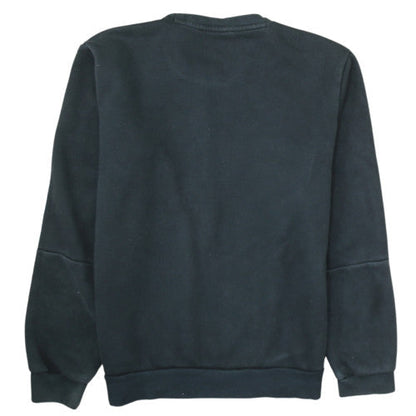 Adidas Men's Black L Sweatshirt Crew Neck Pullover 3-Stripes Logo