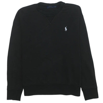 Polo Ralph Lauren Men's Black Crew Neck Sweatshirt Size M