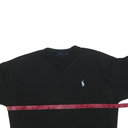 Polo Ralph Lauren Men's Black Crew Neck Sweatshirt Size M