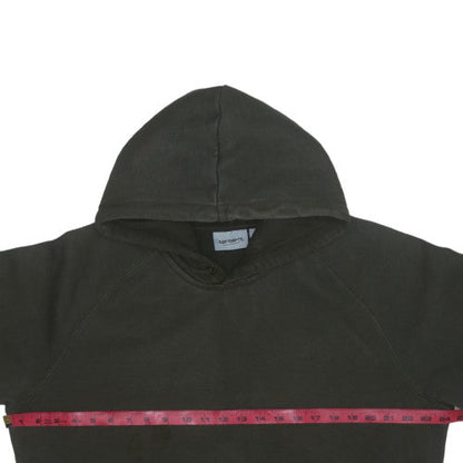 Carhartt Men's Green Pullover Hoodie L Fleece Sweatshirt