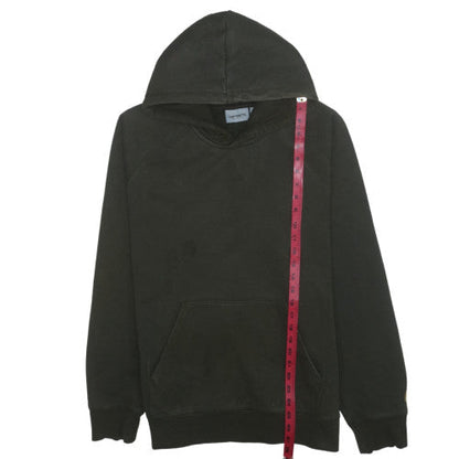 Carhartt Men's Green Pullover Hoodie L Fleece Sweatshirt