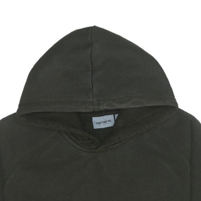 Carhartt Men's Green Pullover Hoodie L Fleece Sweatshirt