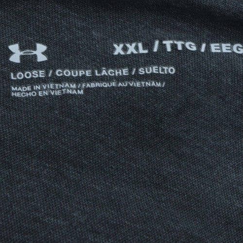 Under Armour Men's Grey XXL Loose Fit Graphic T-Shirt