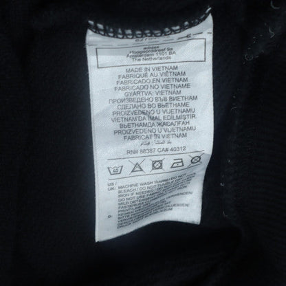 Adidas Womens Black 4XL Full Zip Hooded Sweatshirt Hoodie