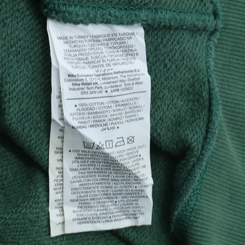 Nike Men's Green Embroidered Logo Pullover Sweatshirt Size S