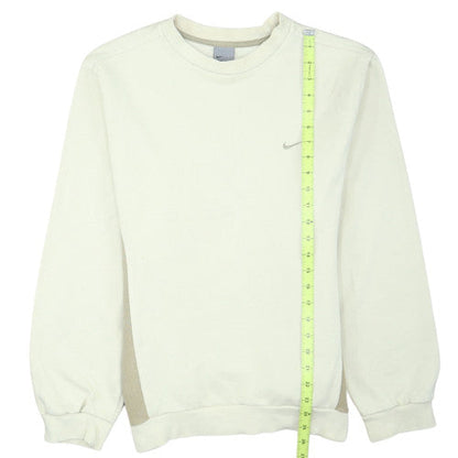 Nike Men's Ivory Pullover Sweatshirt S Crew Neck Fleece