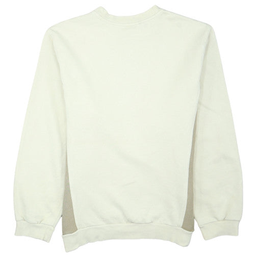 Nike Men's Ivory Pullover Sweatshirt S Crew Neck Fleece