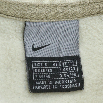 Nike Men's Ivory Pullover Sweatshirt S Crew Neck Fleece