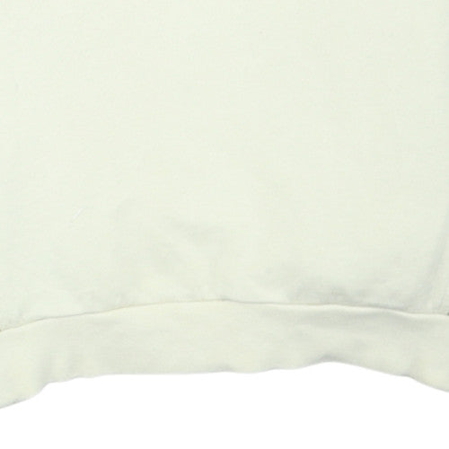Nike Men's Ivory Pullover Sweatshirt S Crew Neck Fleece