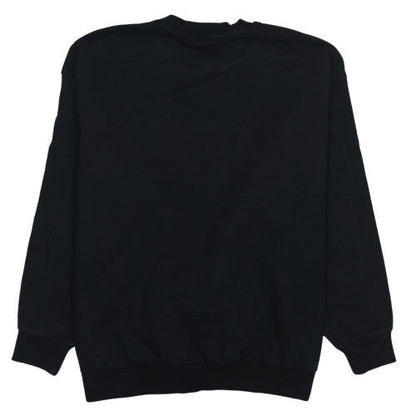Adidas Womens Black Animal Print Crew Neck Sweatshirt Size L