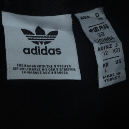 Adidas Womens Black Animal Print Crew Neck Sweatshirt Size L