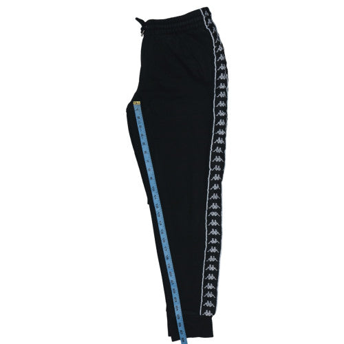 Kappa Mens Black XL Jogger Trousers Regular Fit Fleece Activewear