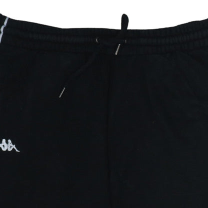 Kappa Mens Black XL Jogger Trousers Regular Fit Fleece Activewear
