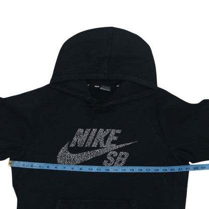 Nike SB Men's Black Pullover Hoodie M Fleece Logo Skate Sweatshirt