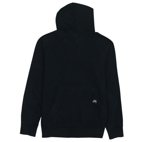 Nike SB Men's Black Pullover Hoodie M Fleece Logo Skate Sweatshirt
