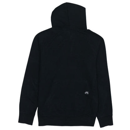 Nike SB Men's Black Pullover Hoodie M Fleece Logo Skate Sweatshirt