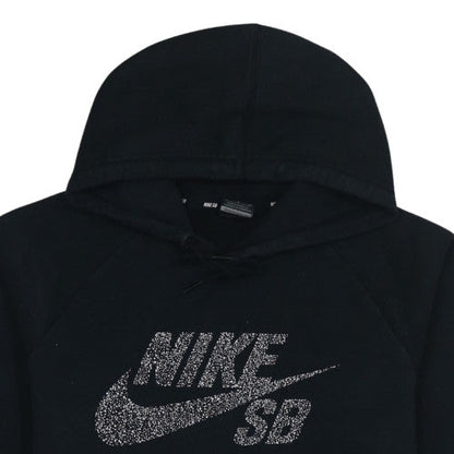 Nike SB Men's Black Pullover Hoodie M Fleece Logo Skate Sweatshirt