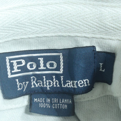 Ralph Lauren Men's Blue Striped Collared Rugby Sweatshirt L