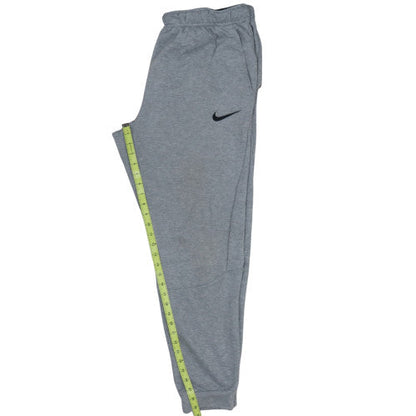 Nike Men's Grey Dri-FIT Jogger Sweatpants L Lightweight Training Trousers