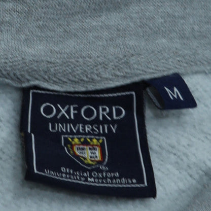 Oxford University Men's Grey Medium Crew Neck Pullover Sweatshirt