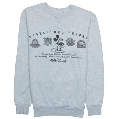 Disney Parks Women's Grey Mickey Mouse Pullover Sweatshirt Size S