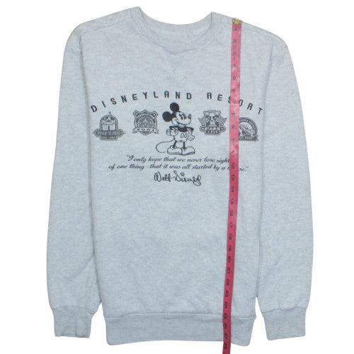 Disney Parks Women's Grey Mickey Mouse Pullover Sweatshirt Size S
