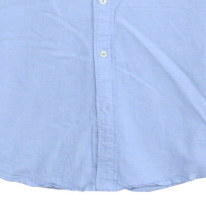Ralph Lauren Men's Light Blue Cotton Button-Up Casual Shirt M