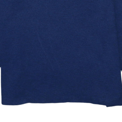 Ralph Lauren Men's Blue Cotton Half Zip Collared Jumper M