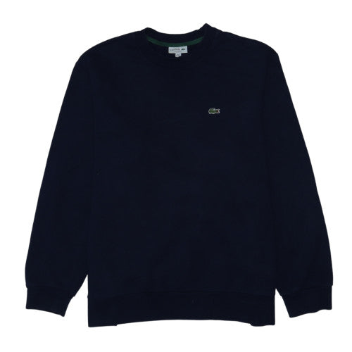 Lacoste Men's Navy Blue Classic Fit Crew Neck Sweatshirt 4XL