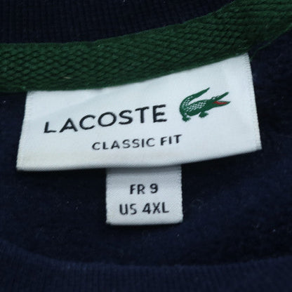Lacoste Men's Navy Blue Classic Fit Crew Neck Sweatshirt 4XL