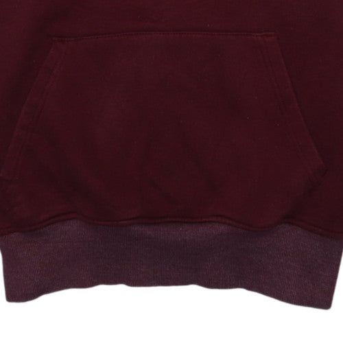 Starter Men's Red Pullover Hoodie Medium Fleece Logo Sportswear