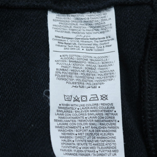 Nike Men's Black XL Crew Neck Embroidered Logo Sweatshirt
