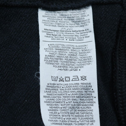 Nike Men's Black XL Crew Neck Embroidered Logo Sweatshirt